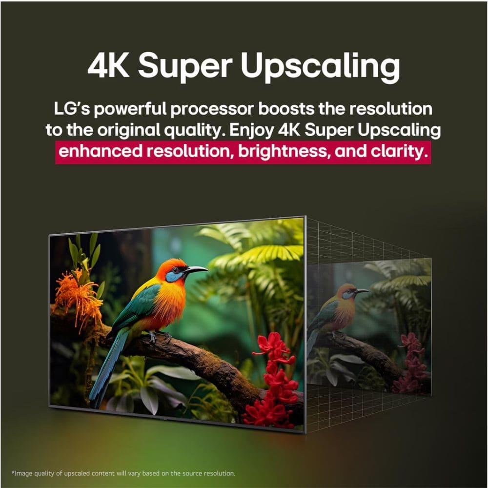 LG 55UA83006LA, 55 Inches 4K Ultra HD Smart LED TV, Black