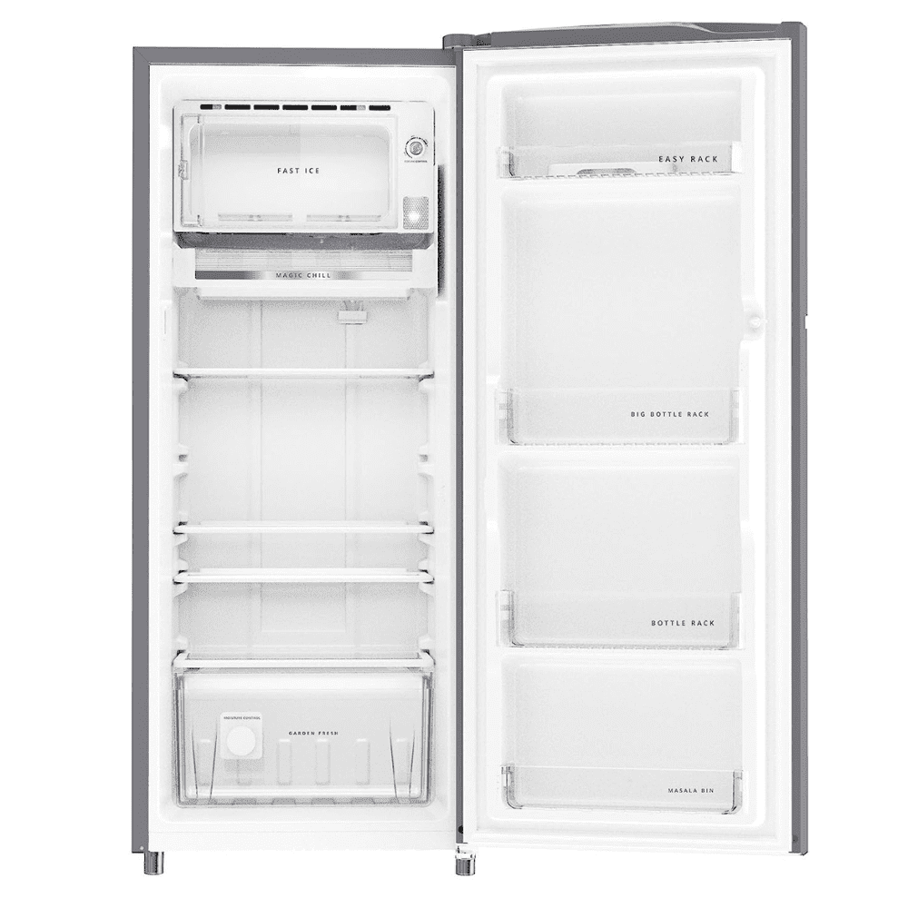 Whirlpool 215 Ltrs 3 Star Inverter Ice Magic PRO Direct Cool Single Door Refrigerator (230 IMPRO PRM ALPHA 3S, Alpha Steel)