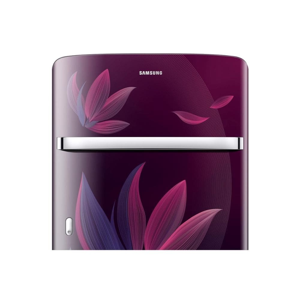 Samsung 215 Ltrs, 5 Star Digital Inverter, Direct Cool Single Door Refrigerator (RR23H2H359R/HLtrs, Paradise Bloom Red)