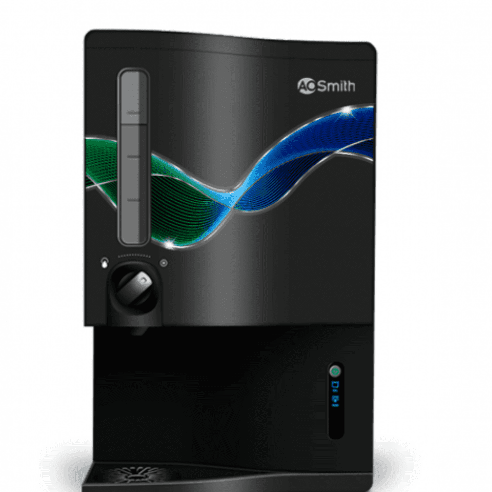 AO Smith P5 PROPLANET, 5 Ltrs Storage, RO + SCMT Min tech Electrical Water Purifier (IGR009081RPBNN5, Black)