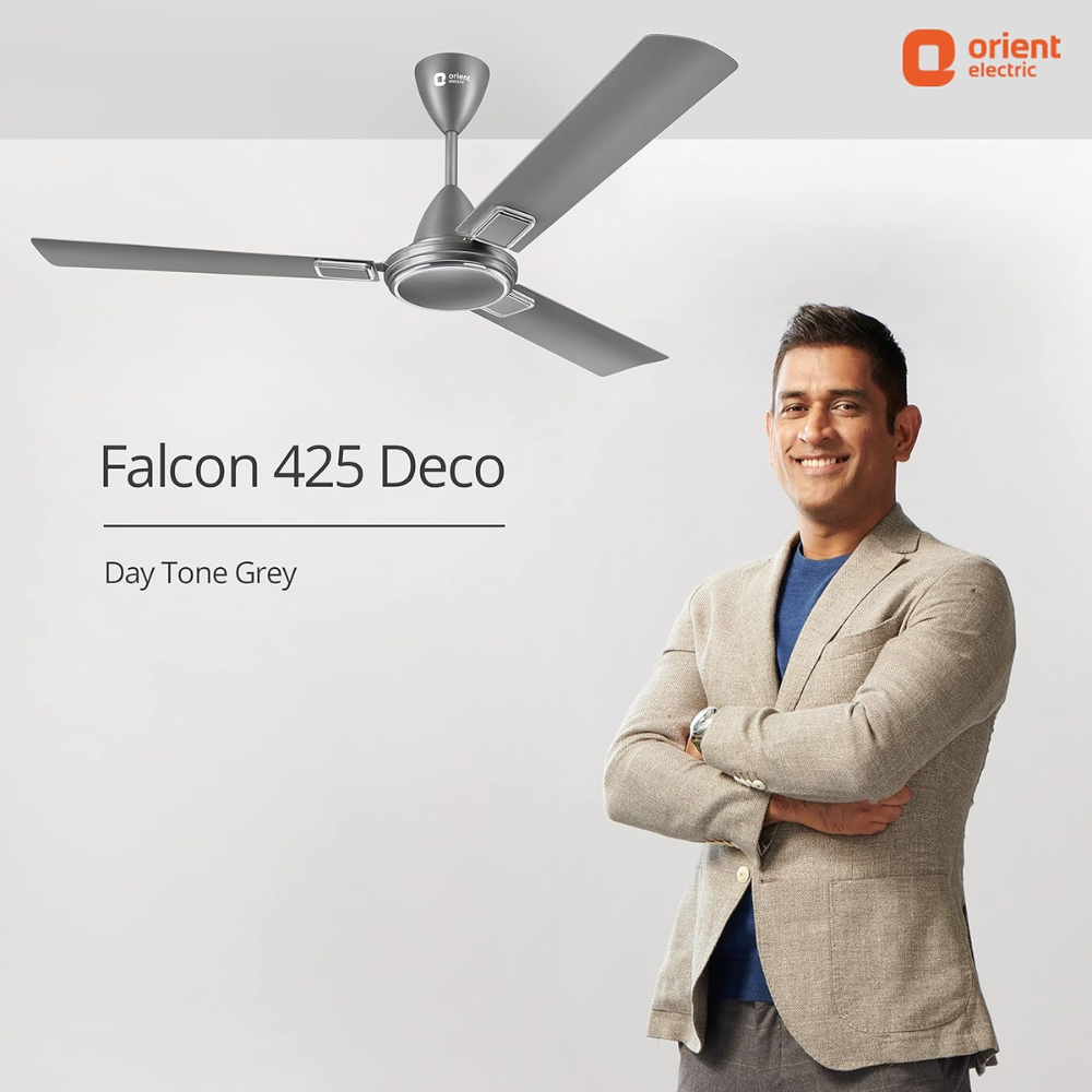 Orient Electric 900mm 3 Blades Ultra High Speed Ceiling Fan (Falcon Deco)