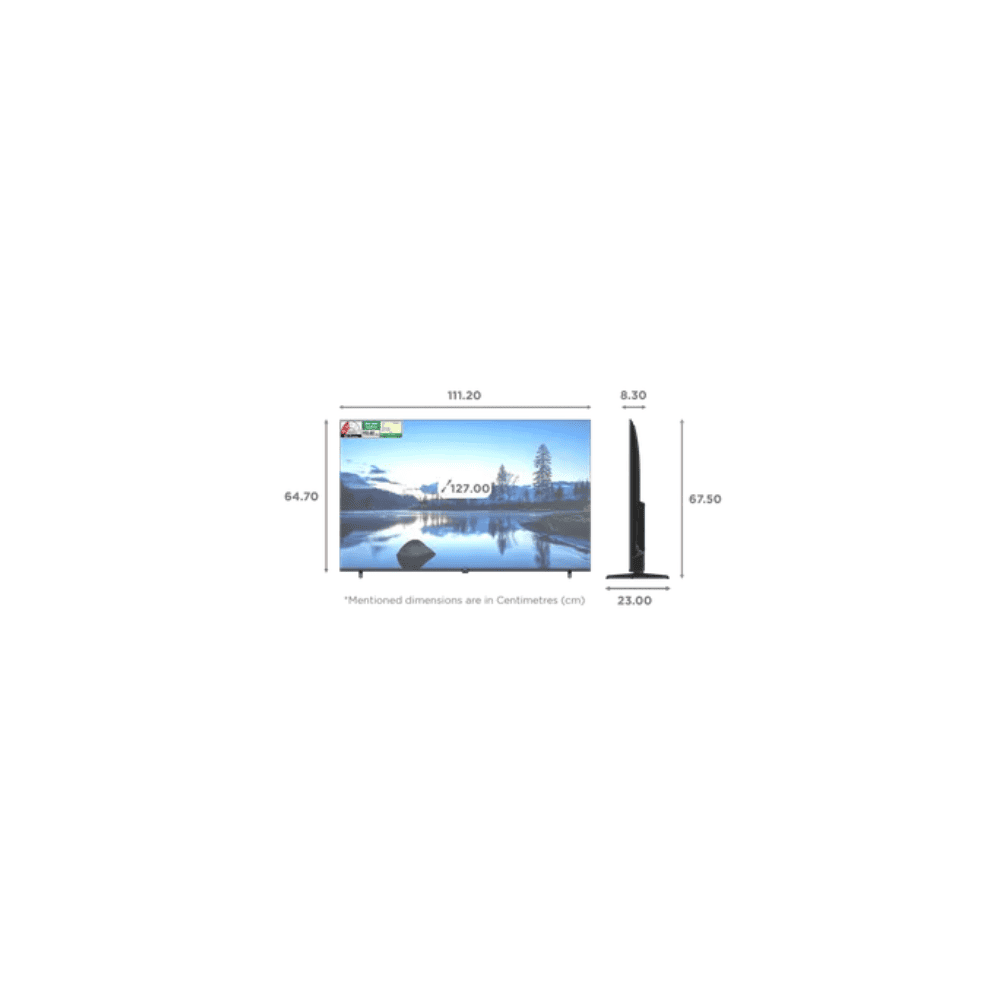 Haier H50K85GUX, 50 Inches 4K Ultra HD Google TV, Black