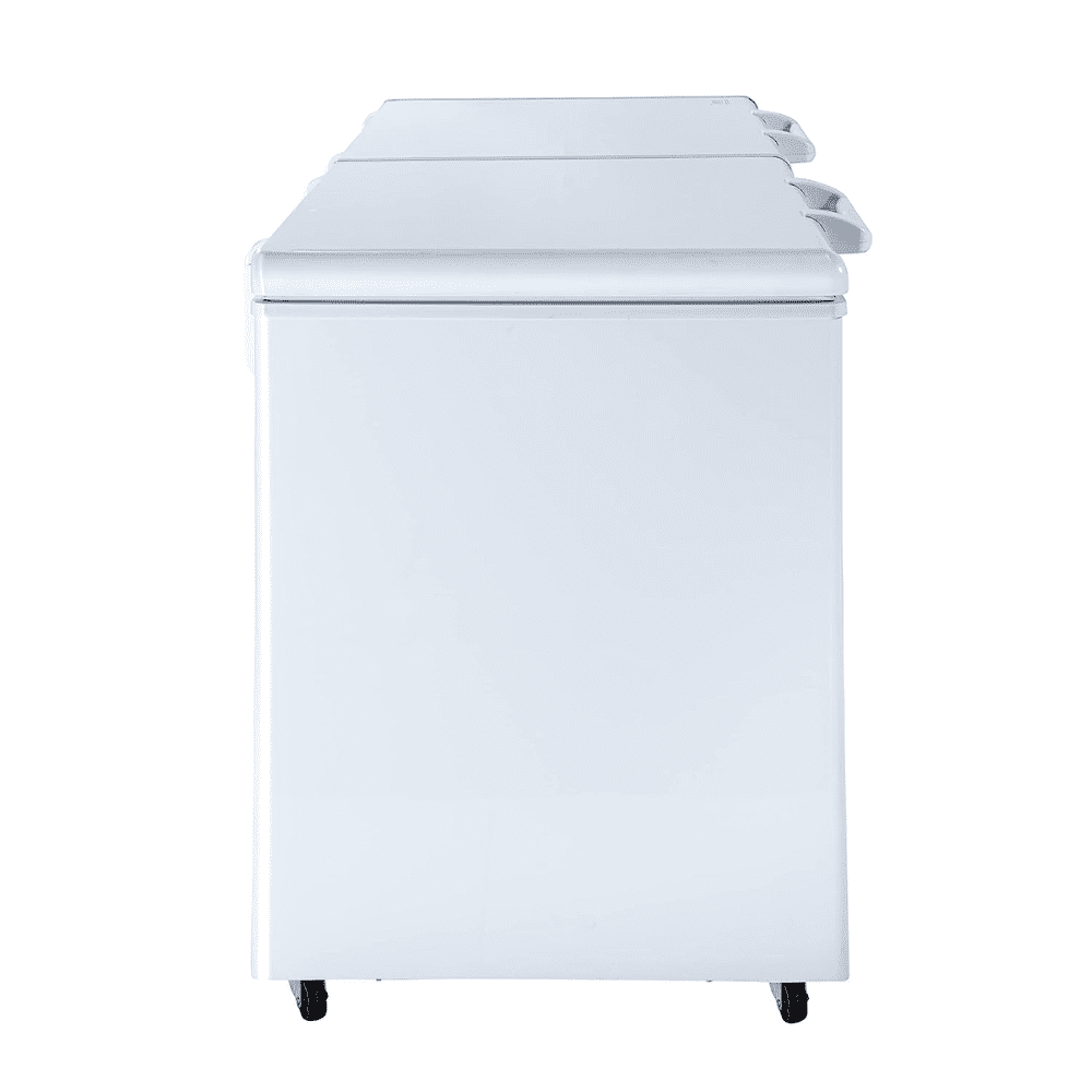 Haier HFC-588DM5, 524 Ltrs hard Top chest Double Door Deep Freezer, White