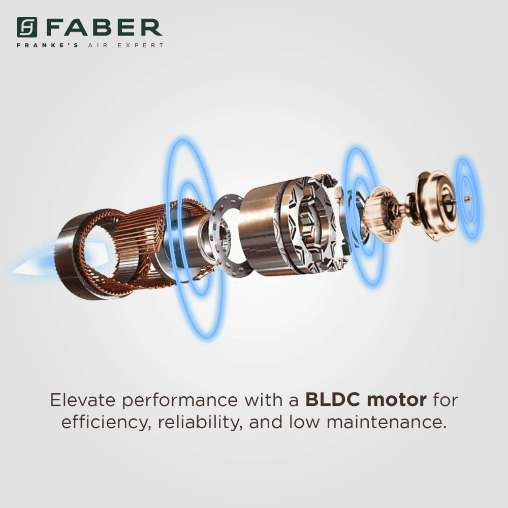 Faber MYSTIC, 60 cm 1200 m3/hr Heat Auto Clean Wall Mounted Curved Glass Kitchen Chimney (Black)