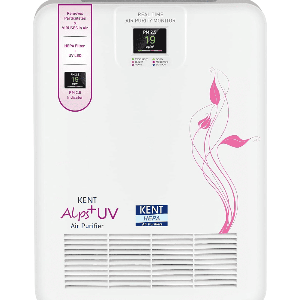 Kent Alps+UV H13 HEPA & Activated Carbon Filters Air Purifier