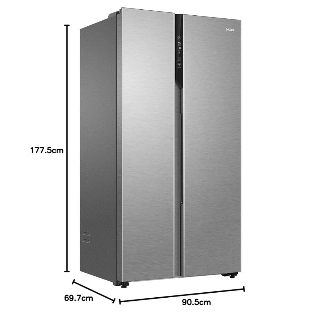 Haier 596 Ltrs 3 Star, Inverter Frost Free, Side by Side Refrigerator (HES-690SS-P)