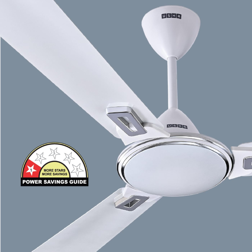Usha 1200mm 3 Blades High Speed Decorative Ceiling Fan (Striker Galaxy)