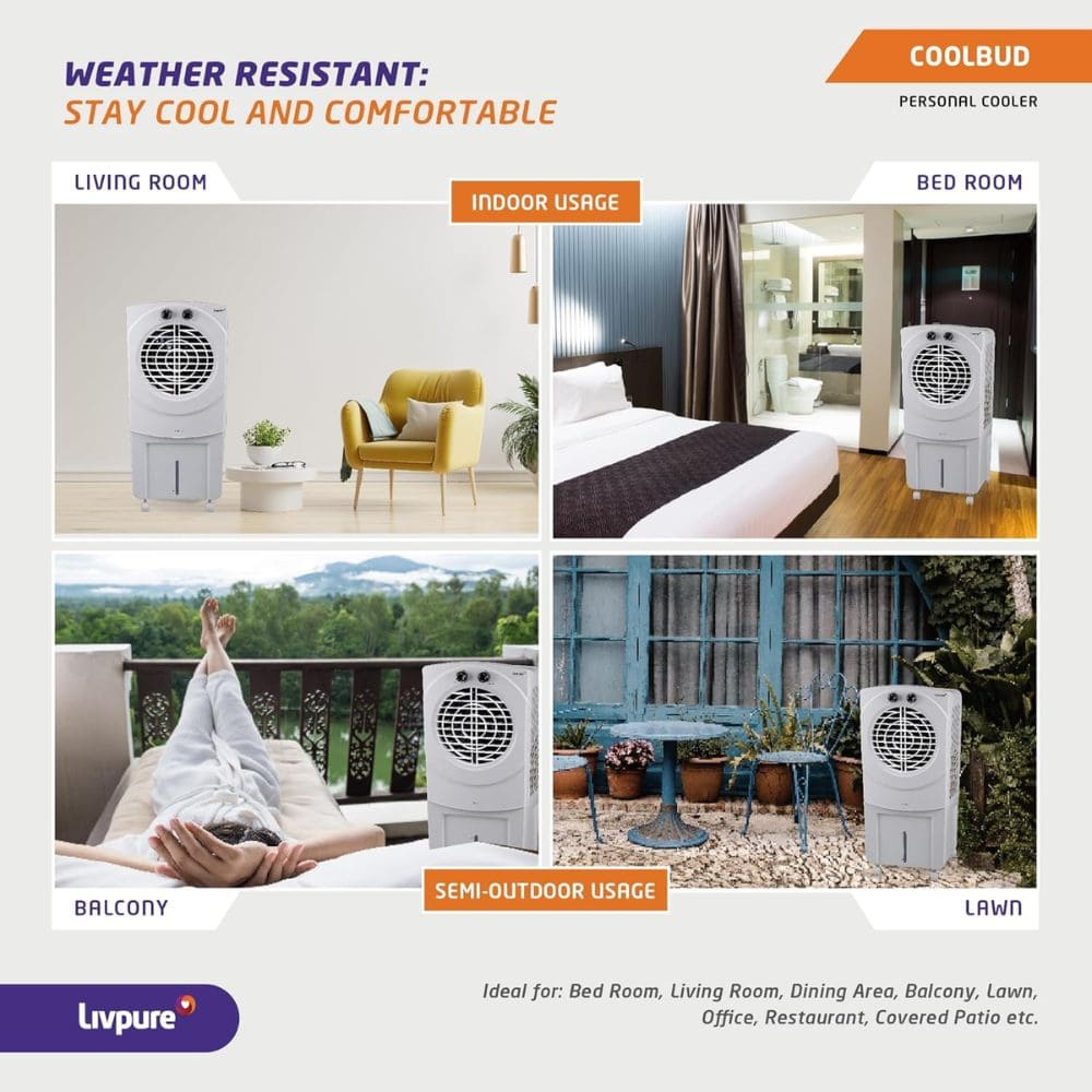 Livpure 46 Ltrs Freestanding Desert Air Cooler (Coolbird 46L)