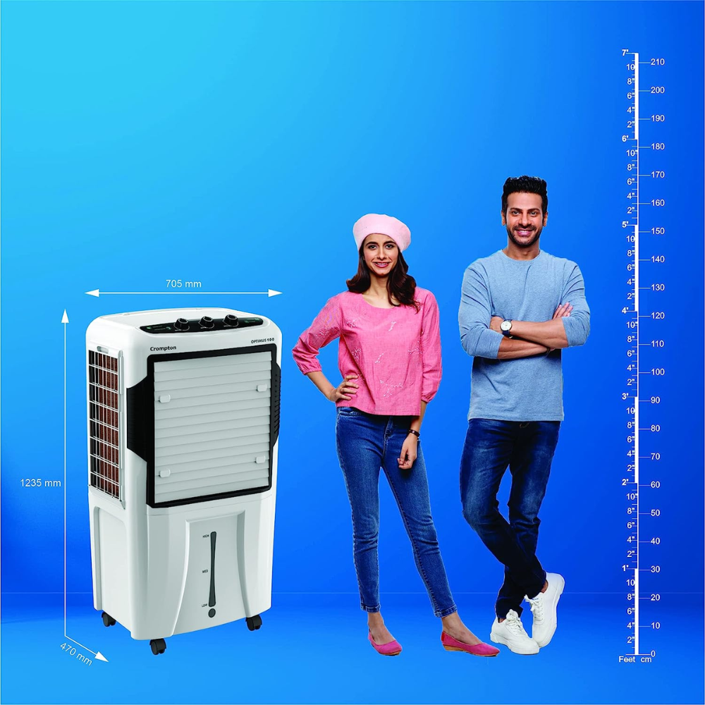 Crompton 100 Litres Desert Air Cooler (OPTIMUS 100)