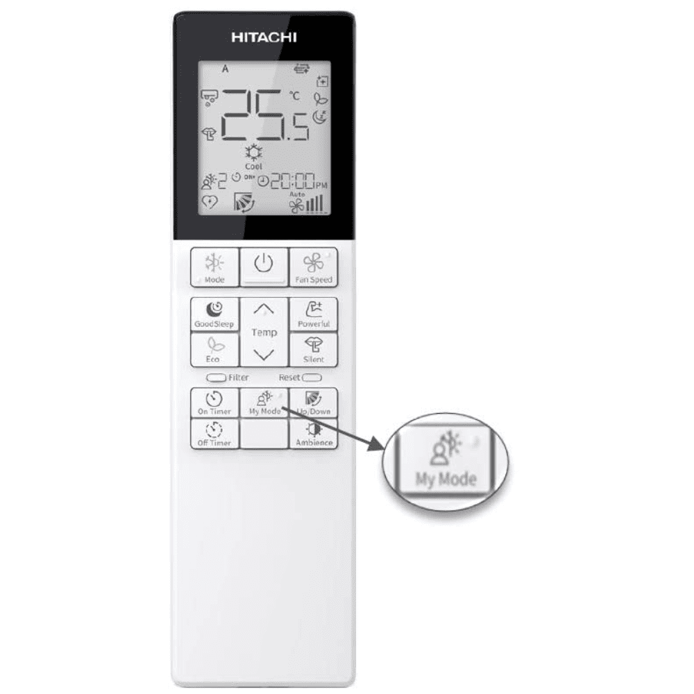 Hitachi 1.8 ton 2 Star Fixed Speed Split Air Conditioner (RAS.B222PCAIBA)