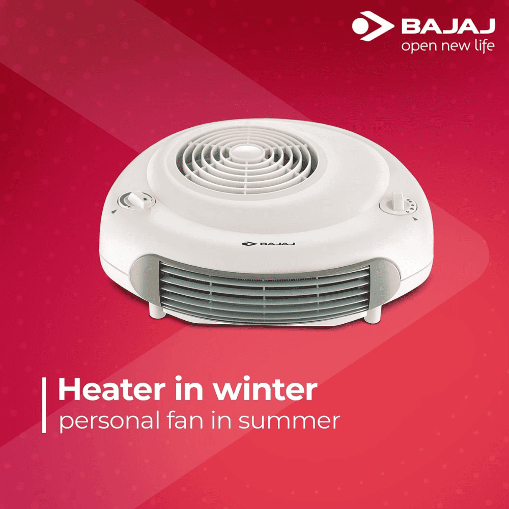 Bajaj 2000 Watts Majesty RX11 Heat Convector Room Heater, White