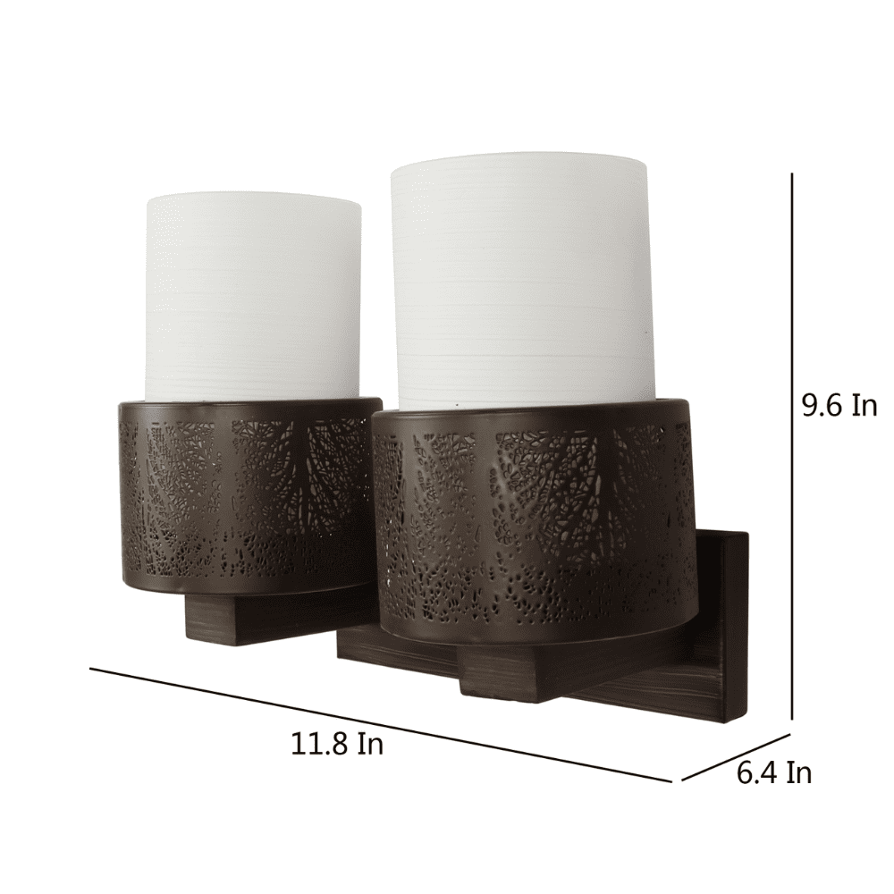 Wall LeArc Designer Lighting Contemporary Metal Wood Wall Light (WL2610-1, White)