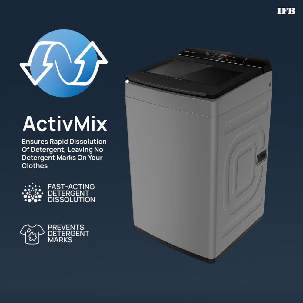 IFB 6.5 Kg 5 star Fully-Automatic Top Load Washing Machine (TL650MB1 Black)