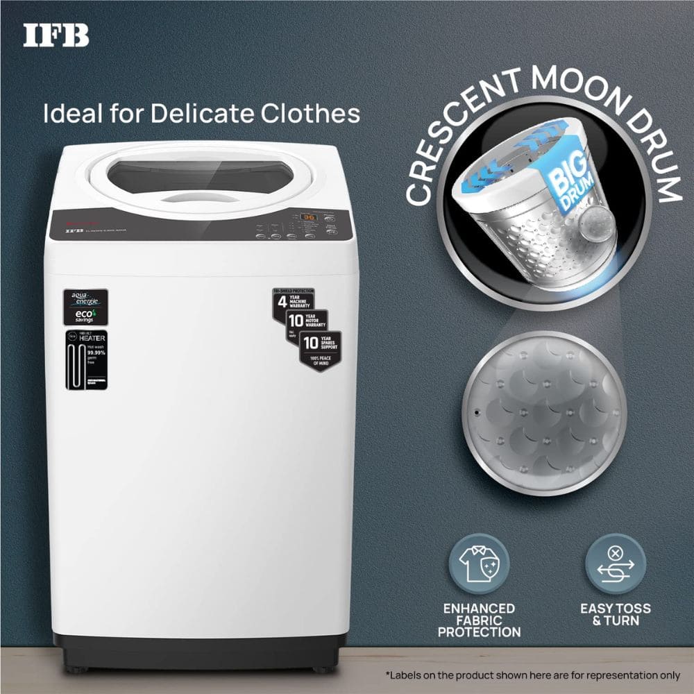 IFB 7 Kg 5 star Fully-Automatic Top Load Washing Machine Appliance (TL-REG 7.0KG AQUA)