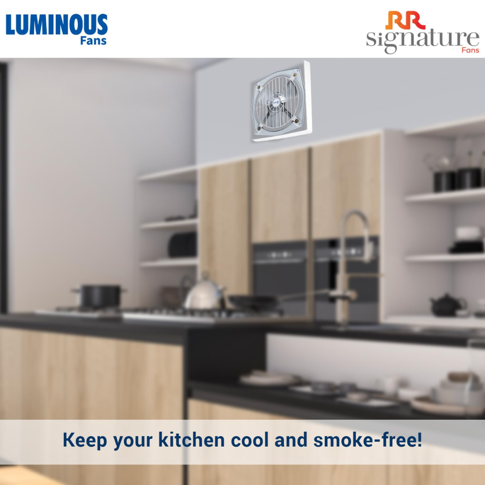 Luminous 230mm 3 Blade Metal Air Exhaust Fan (Vento Fresh)