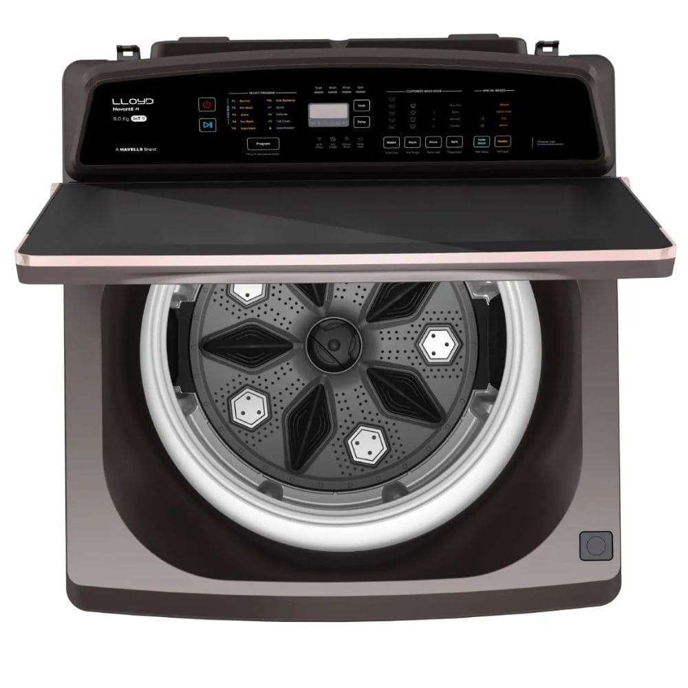 Lloyd 8.5 Kg 5 Star Fully-Automatic Top Load Washing machine (GLWT855N12CB Copper Blush)