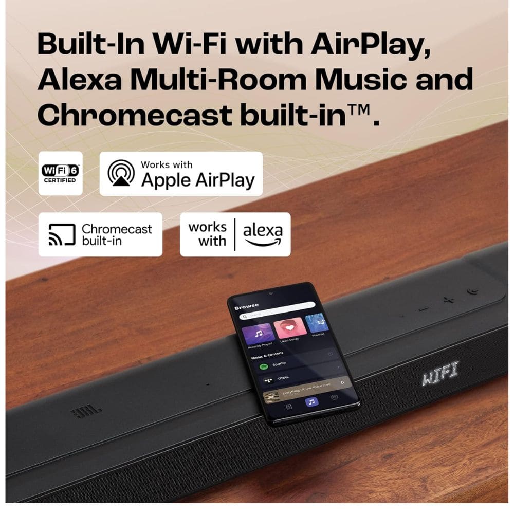 JBL 65 Watts Channel Convertible Soundbar Multimedia Speaker (JBLBAR500PROBLKIN, Black)