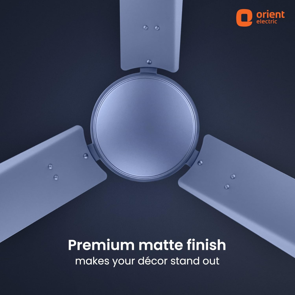 Orient Electric Arina, 1200mm Aluminium  3 Blade Ceiling Fan
