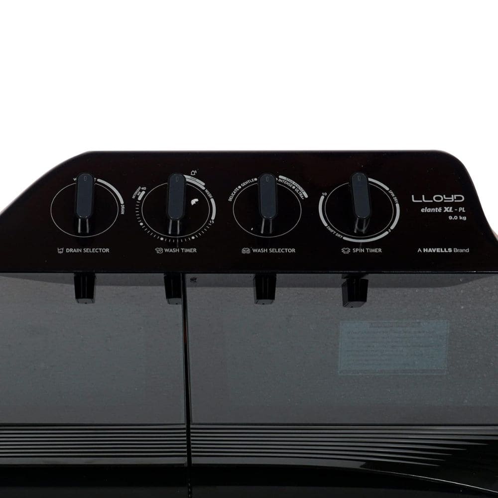 Lloyd 9 Kg 5 Star Semi-Automatic Top Load Washing machine (GLWMS90HVGEX, Grey)