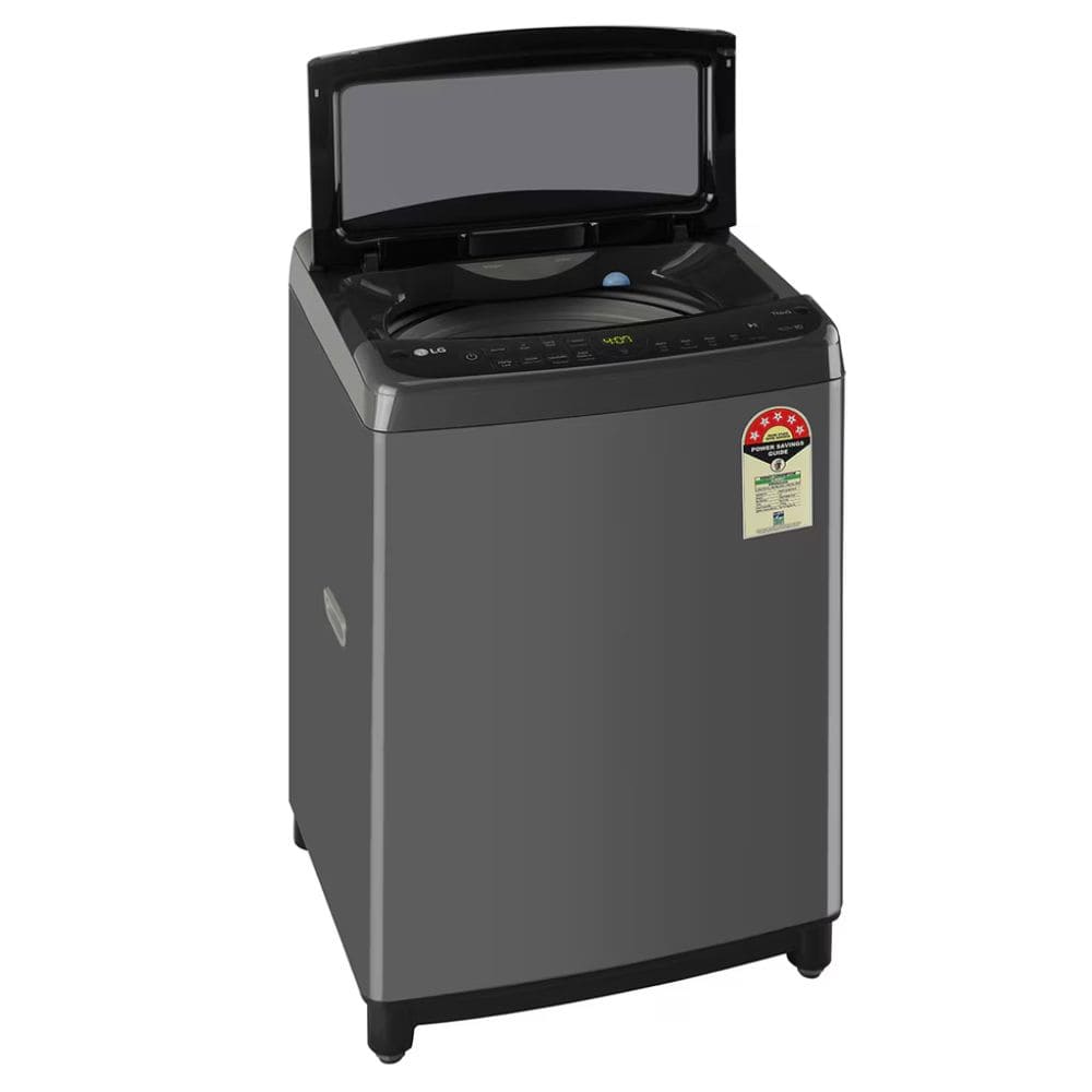 LG 10 Kg 5 Star Fully-Automatic Top Load Washing machine (THD10SWM, Black)