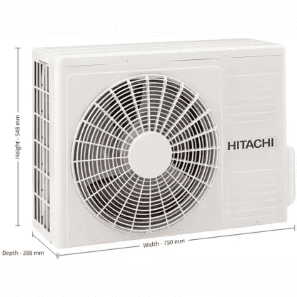 Hitachi 1.5 ton 2 Star Fixed Speed Split Air Conditioner (B318PCAIBA)