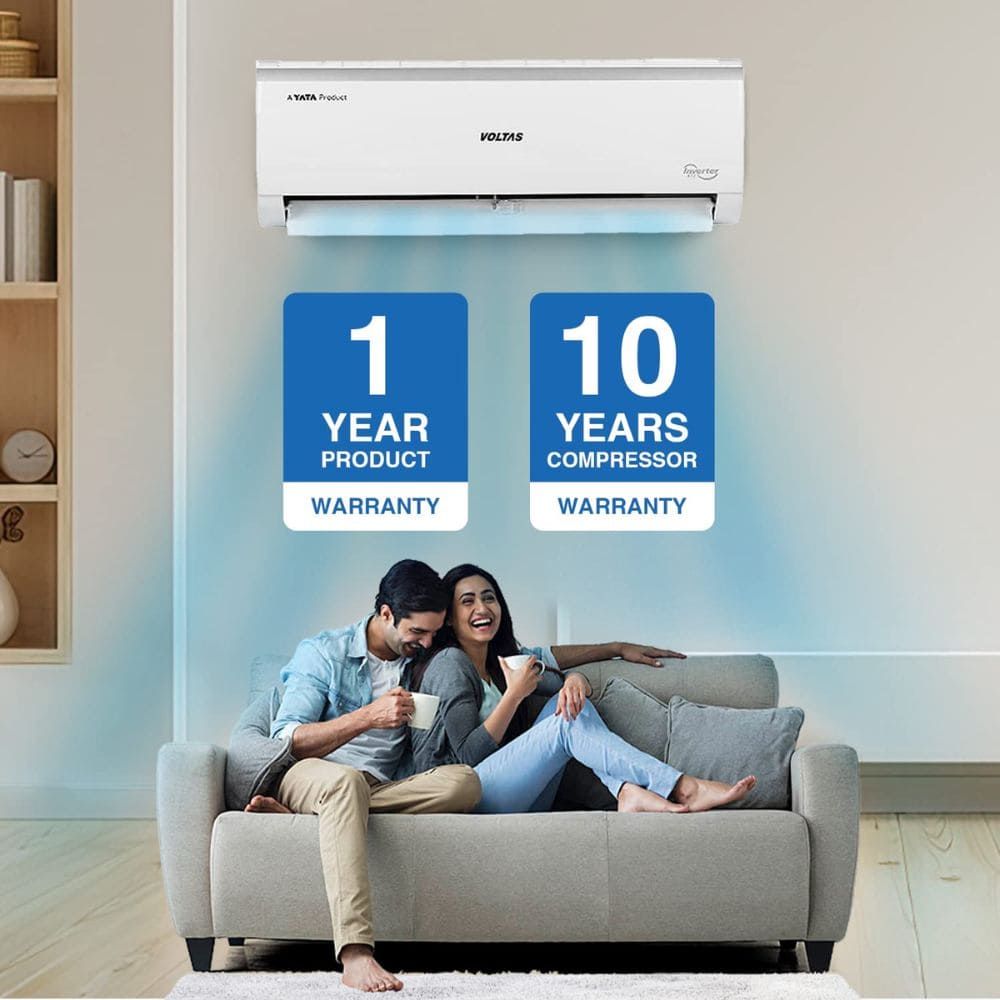 Voltas 1.0 Ton 5 star Inverter Split Air Conditioner (SAC 125V Vertis AI)