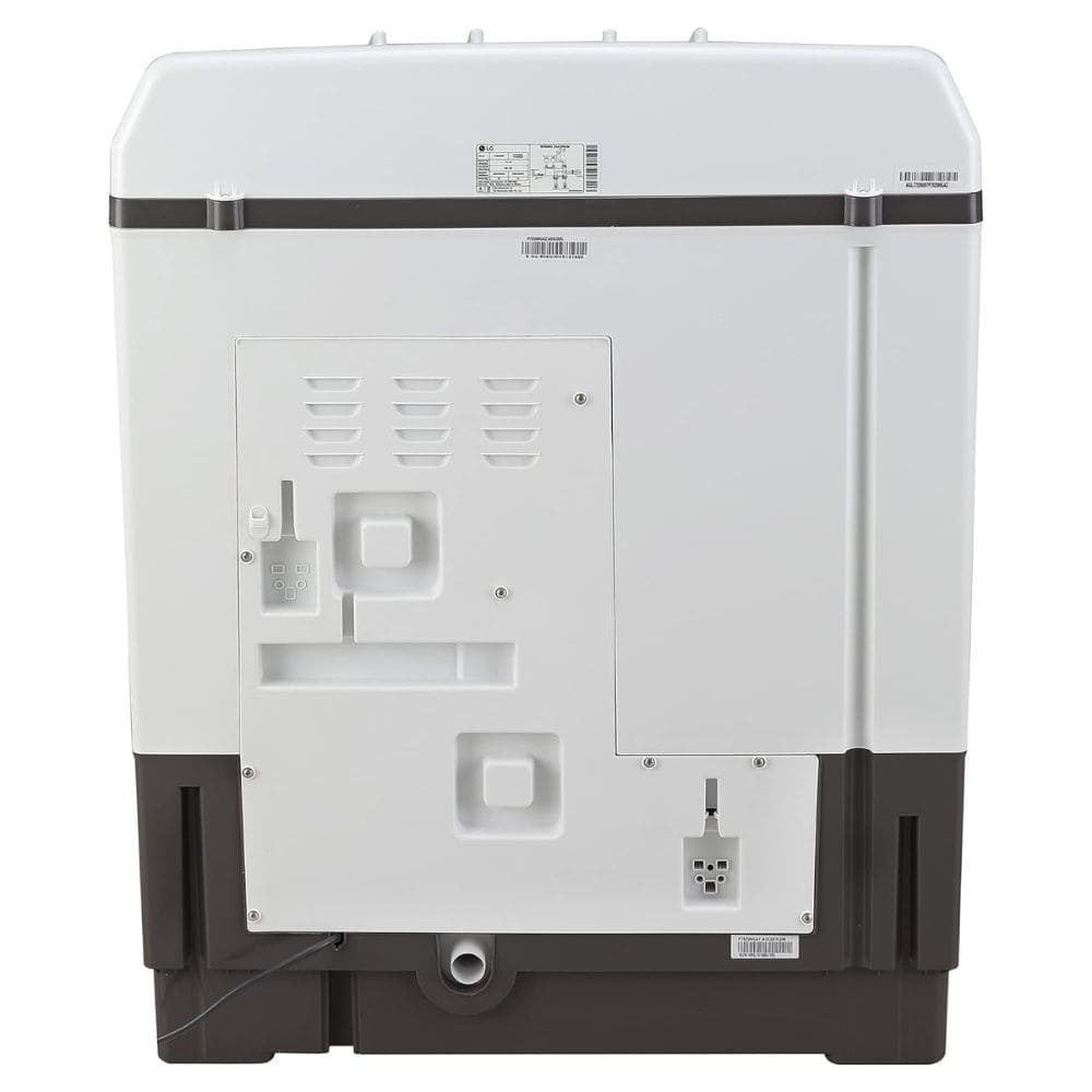 LG 8 Kg 5 Star Semi-Automatic Top Load Washing machine (P8525SGAZ, Grey)