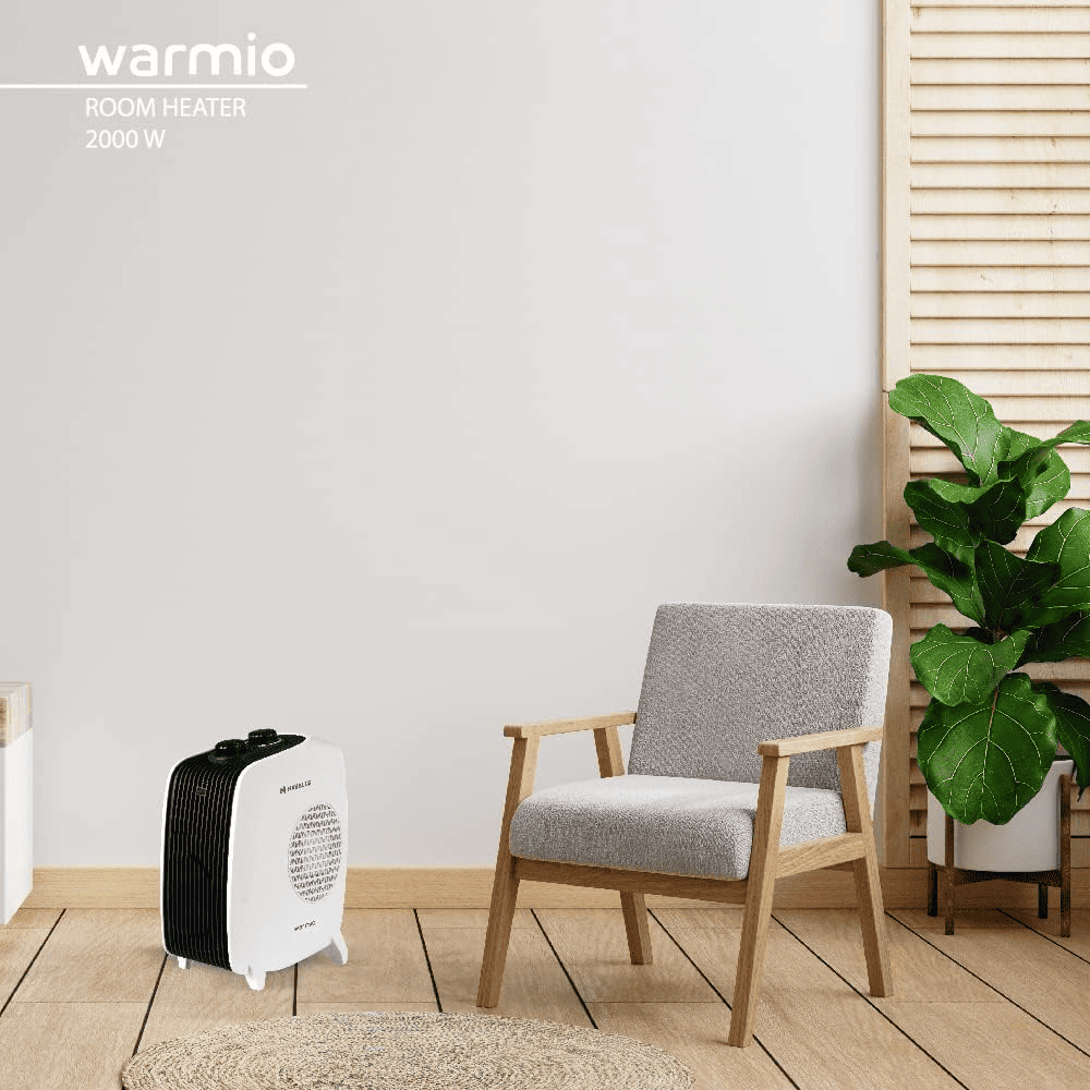 Havells 2000 Watts Warmio Portable Room Heater, White