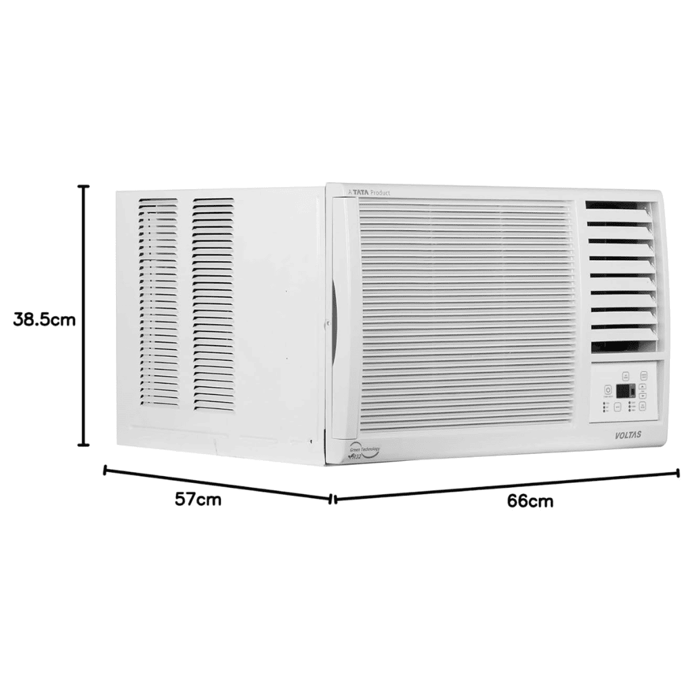 Voltas 1.0 ton 3 Star Fixed Speed Window Air Conditioner (123 Vectra Pride/Platina)
