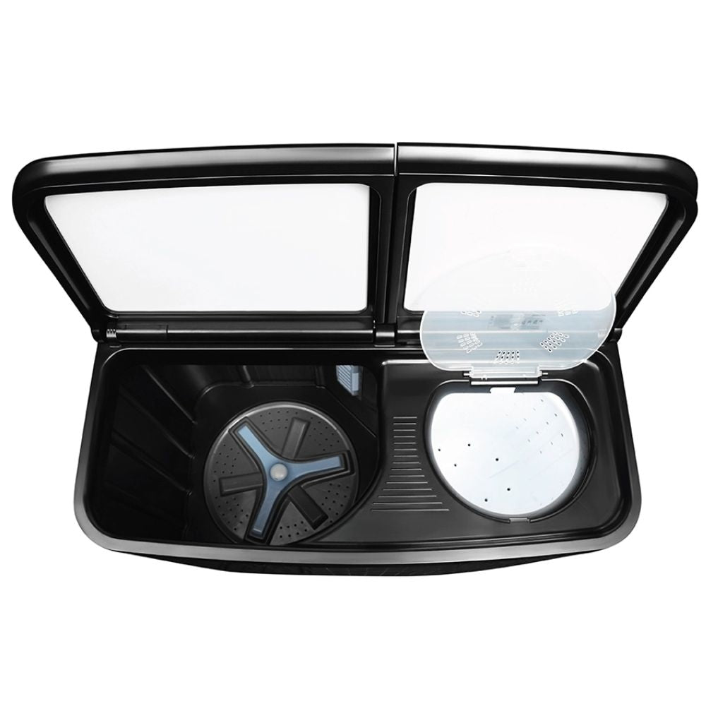 Haier 11 Kg 5 Star Semi-Automatic Top Load Washing machine (HTW110-178FL, Champaign Gold)