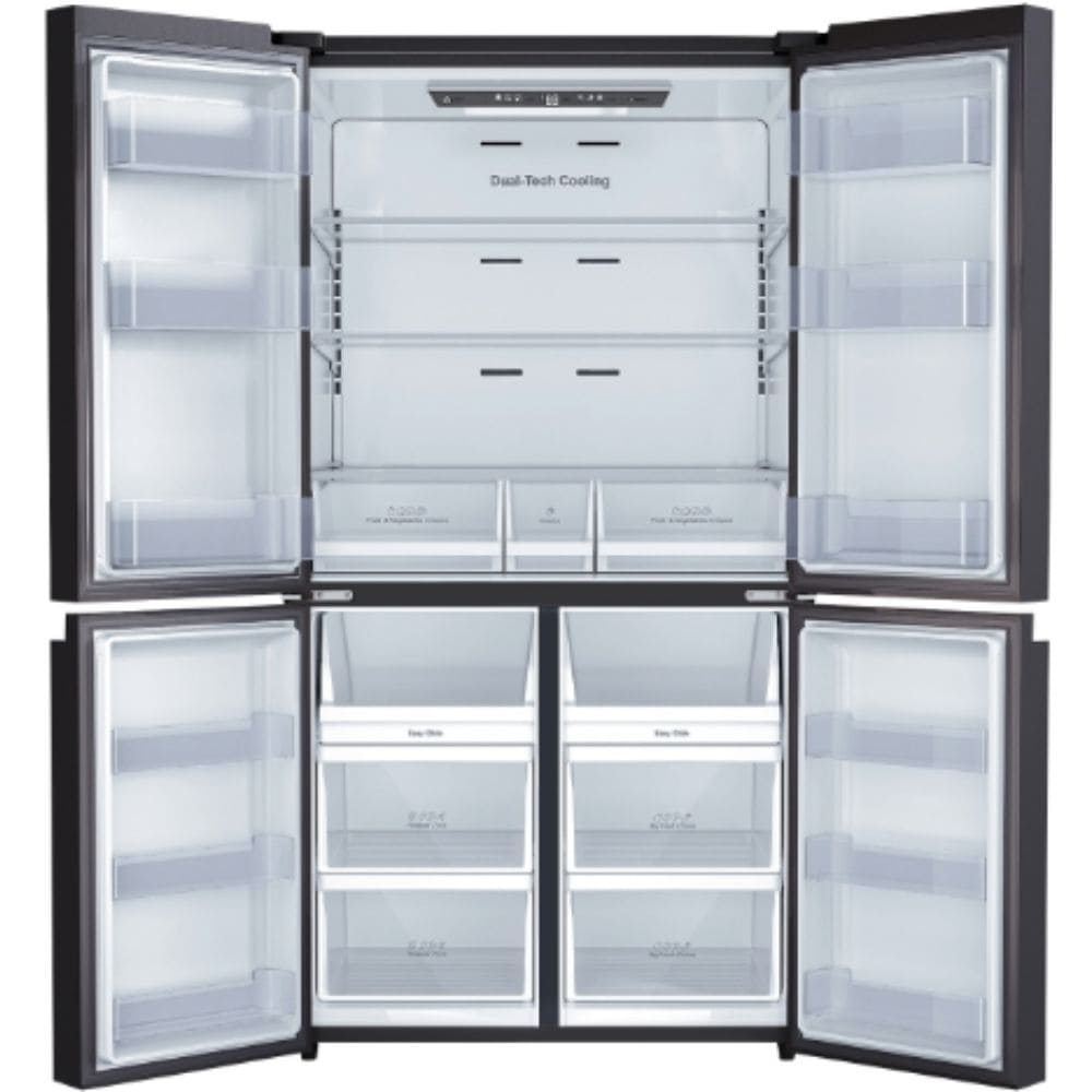 Godrej 670 Ltrs 2 Star Inverter Frost Free Side by Side Refrigerator (RM EONVELVET 685 RIT GR BK, Graphite Black)