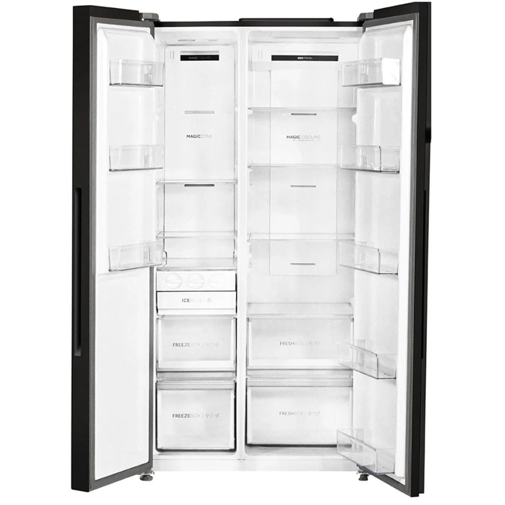 Haier 602 Ltrs 3 Star, Inverter Frost Free, Side by Side Refrigerator (HRS-682PMGU1)