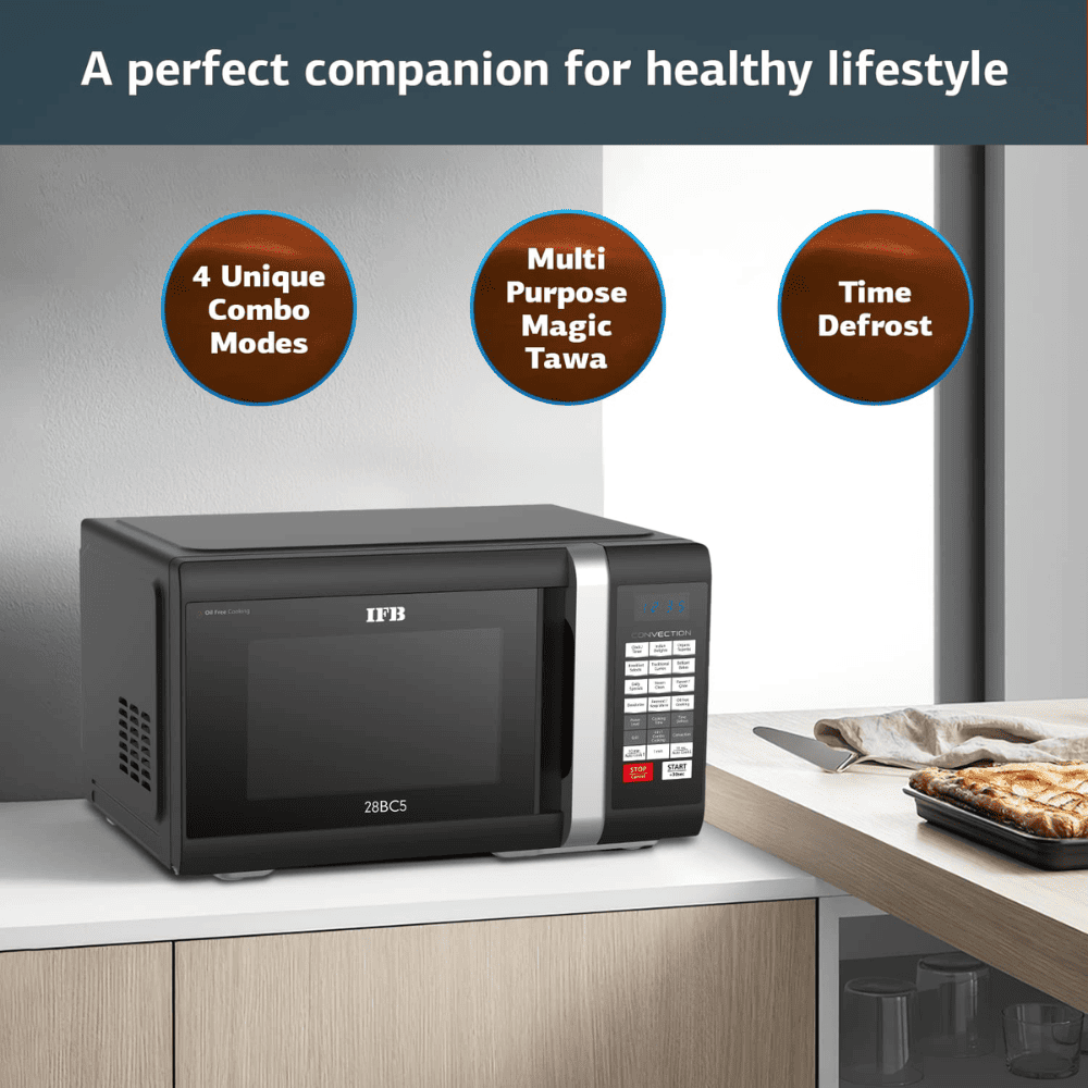 IFB 28 Ltrs Convection Microwave Oven (28BC5,Black)