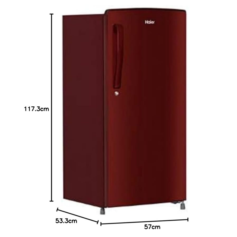 Haier 175 Ltrs 2 Star Inverter Direct Cool Single Door Refrigerator (HRD-1962BBR)