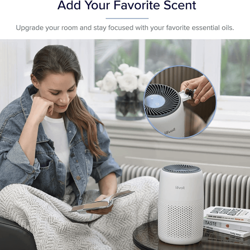 Levoit Core Mini H13 True Hepa Filter Air Purifier (‎LAP-C161-WUK,White)