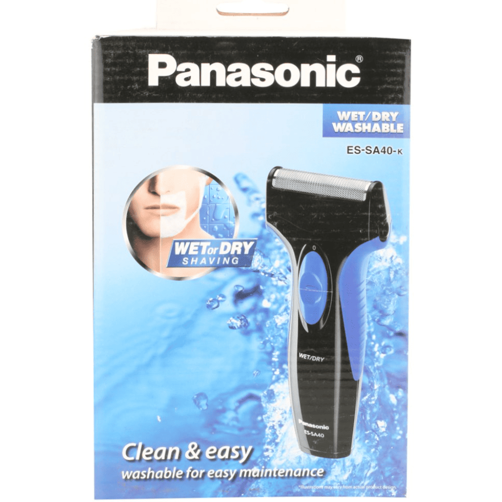 Panasonic ES-SA40-K44B, Single Blade Wet and Dry Men's Shaver (Black)