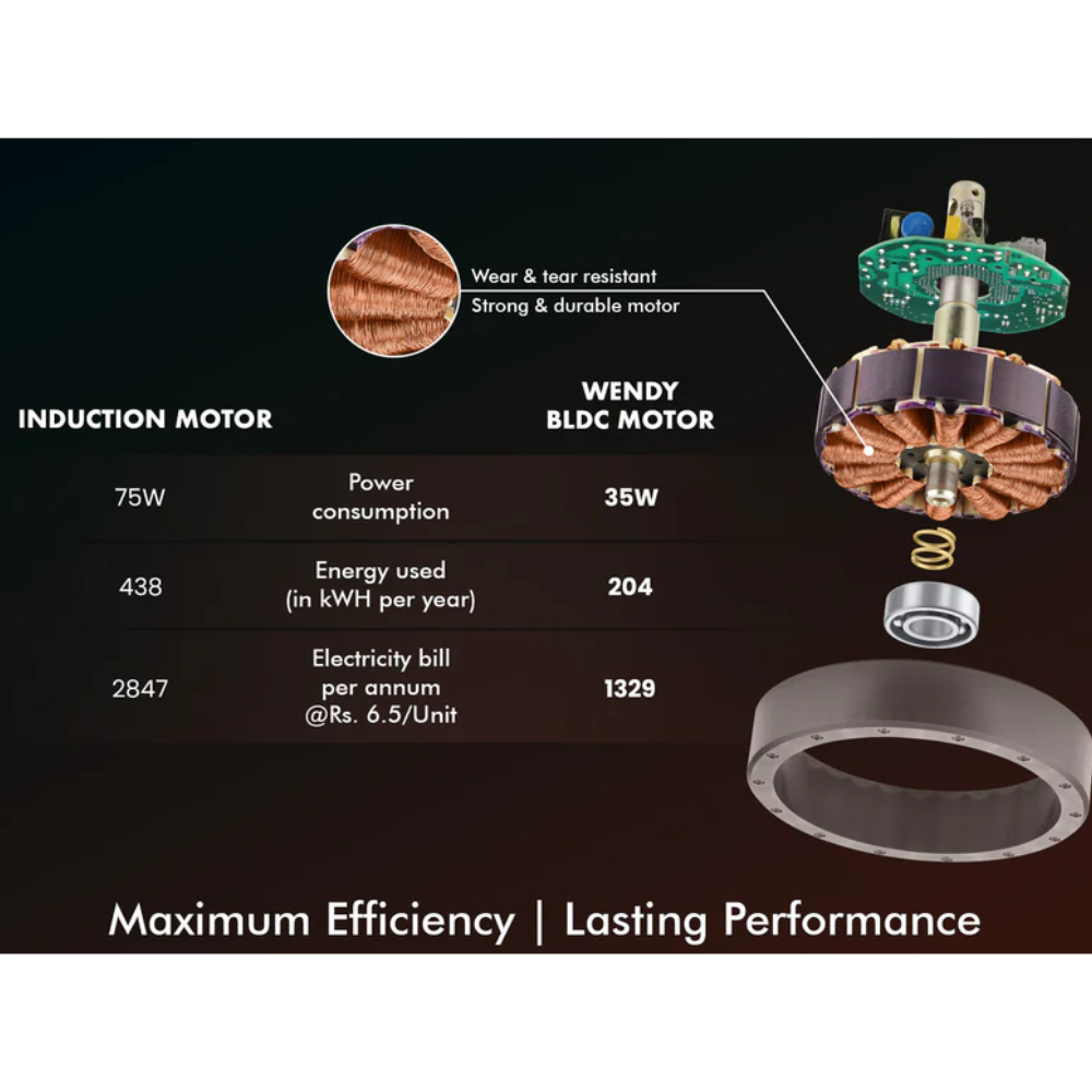 Orient WENDY, 1200mm 3 Blade BLDC Ceiling Fan