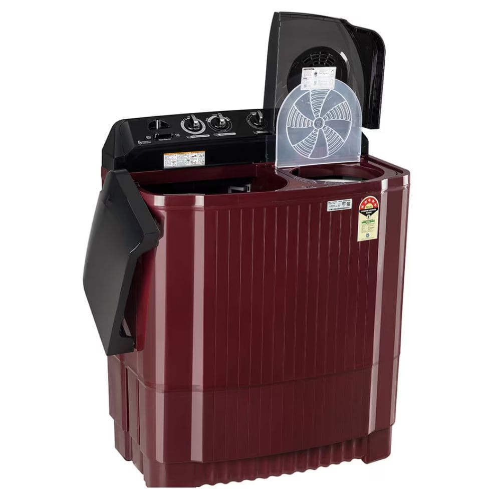 LG 11.5 Kg 5 Star Semi-Automatic Top Load Washing machine (P115ASDAZ, Maroon)