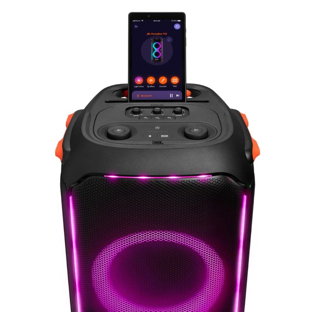 JBL 800 Watts RMS Bluetooth Pro Sound Party Speaker (JBLPARTYBOX710IN, Black)