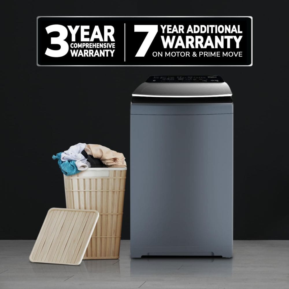 Whirlpool 9 Kg 5 Star Fully-Automatic Top Load Washing machine (360 BW PRO (570) H 9kg 10Y, Midnight Grey)