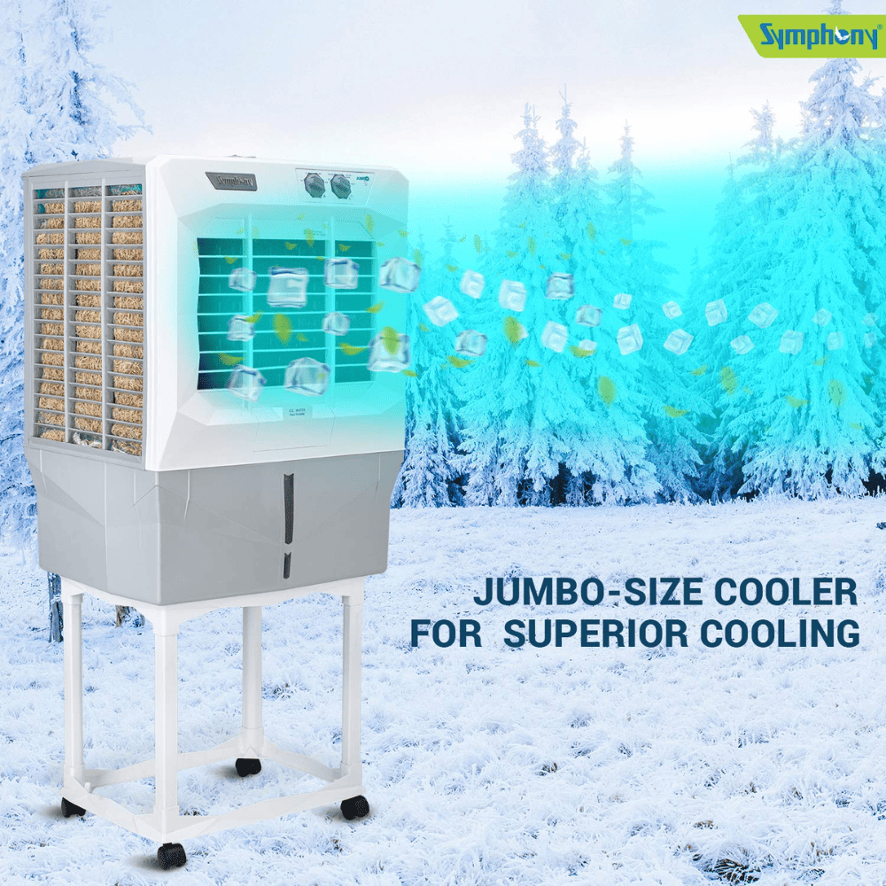 Symphony 45 Ltrs Desert Air Cooler with Trolley (JUMBO 45DB)