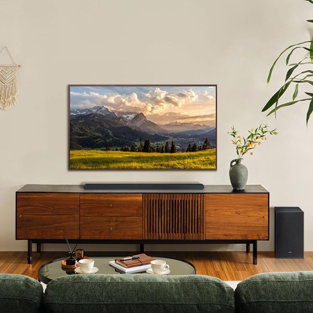 Samsung 250 Watts Wireless Dolby Atmos True HD with Subwoofer Soundbar (HW-S700D/XL,Titan Black, 3.1 channel)