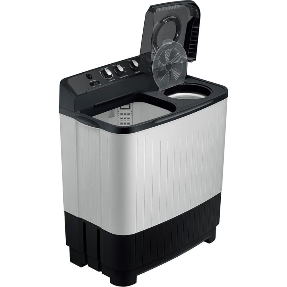 Samsung 8 Kg 5 Star Semi-Automatic Top Load Washing machine (WT80C4200GG, Black)