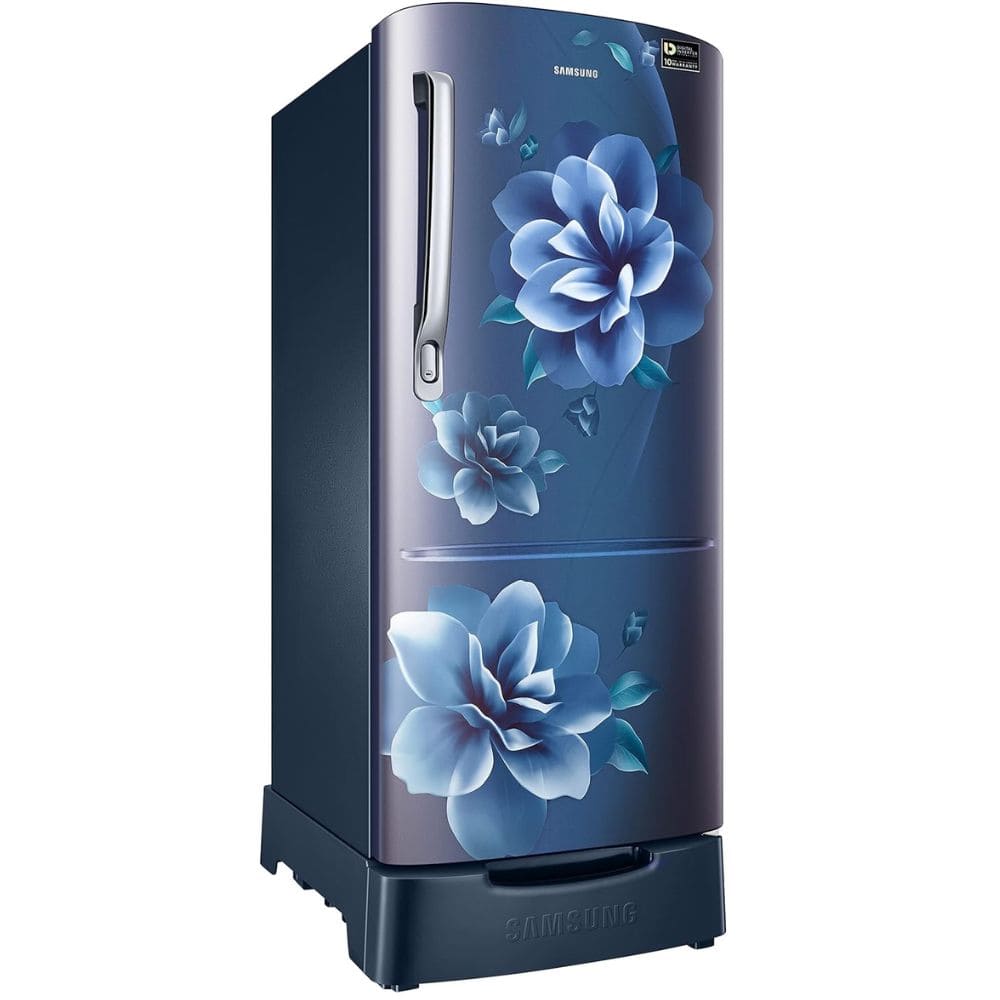 Samsung RR20C1823CU, 183 Ltrs Direct Cool Single Door Refrigerator, Camellia Blue