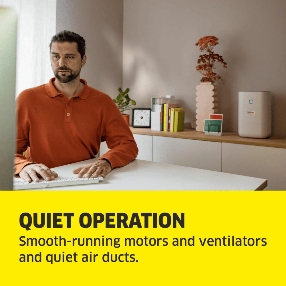Karcher AF20 Dual H13 HEPA & Activated Carbon Filters Air Purifier with Air Quality Display