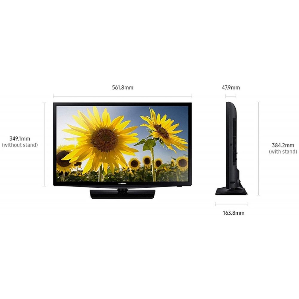 Samsung UA32T4340BKXXL, 32 Inches, HD Smart LED TV, Glossy Black