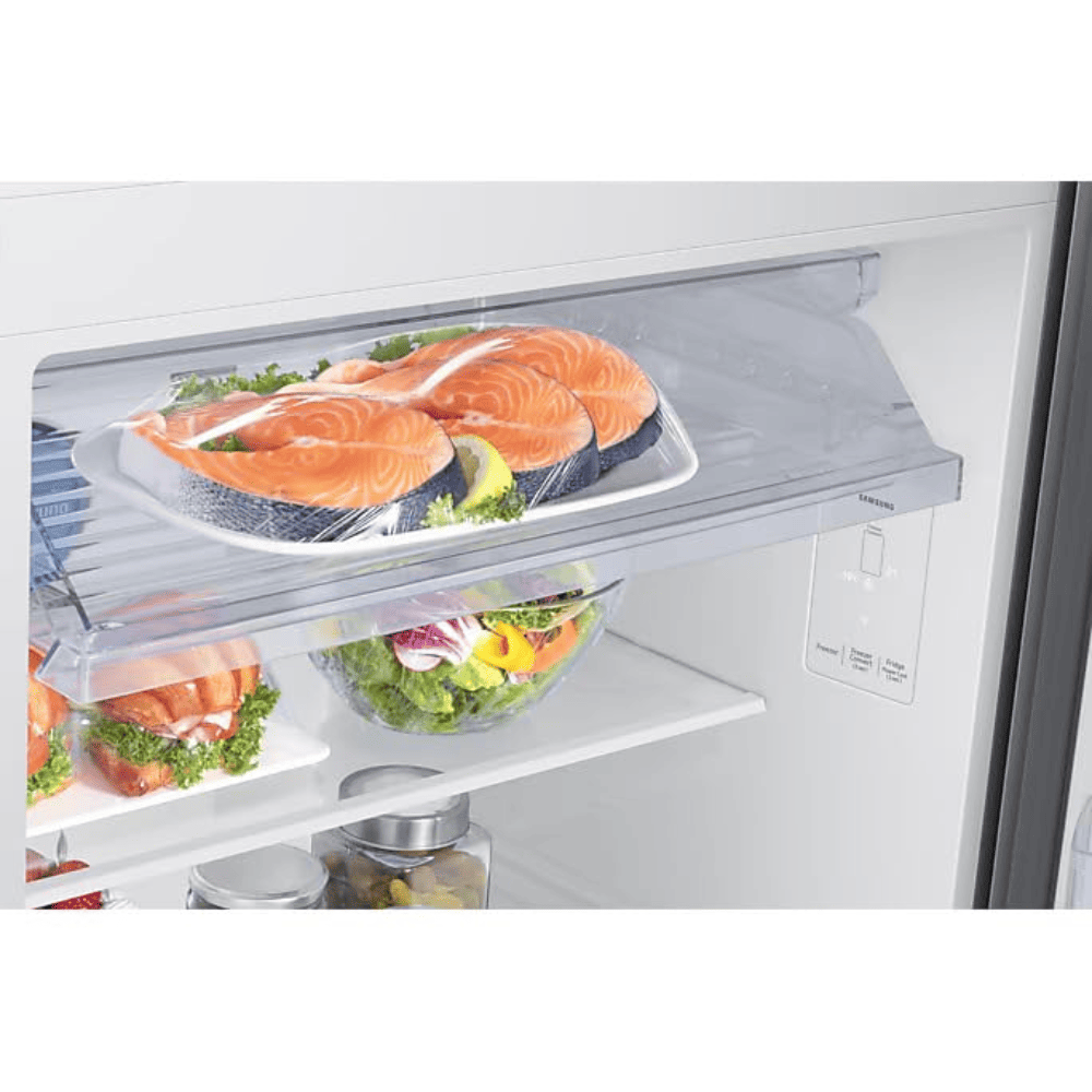 Samsung 396 Litres 2 Star Frost Free Double Door Smart Wifi Enabled Refrigerator (RT41DG6A2BB1HL, Black Matt)