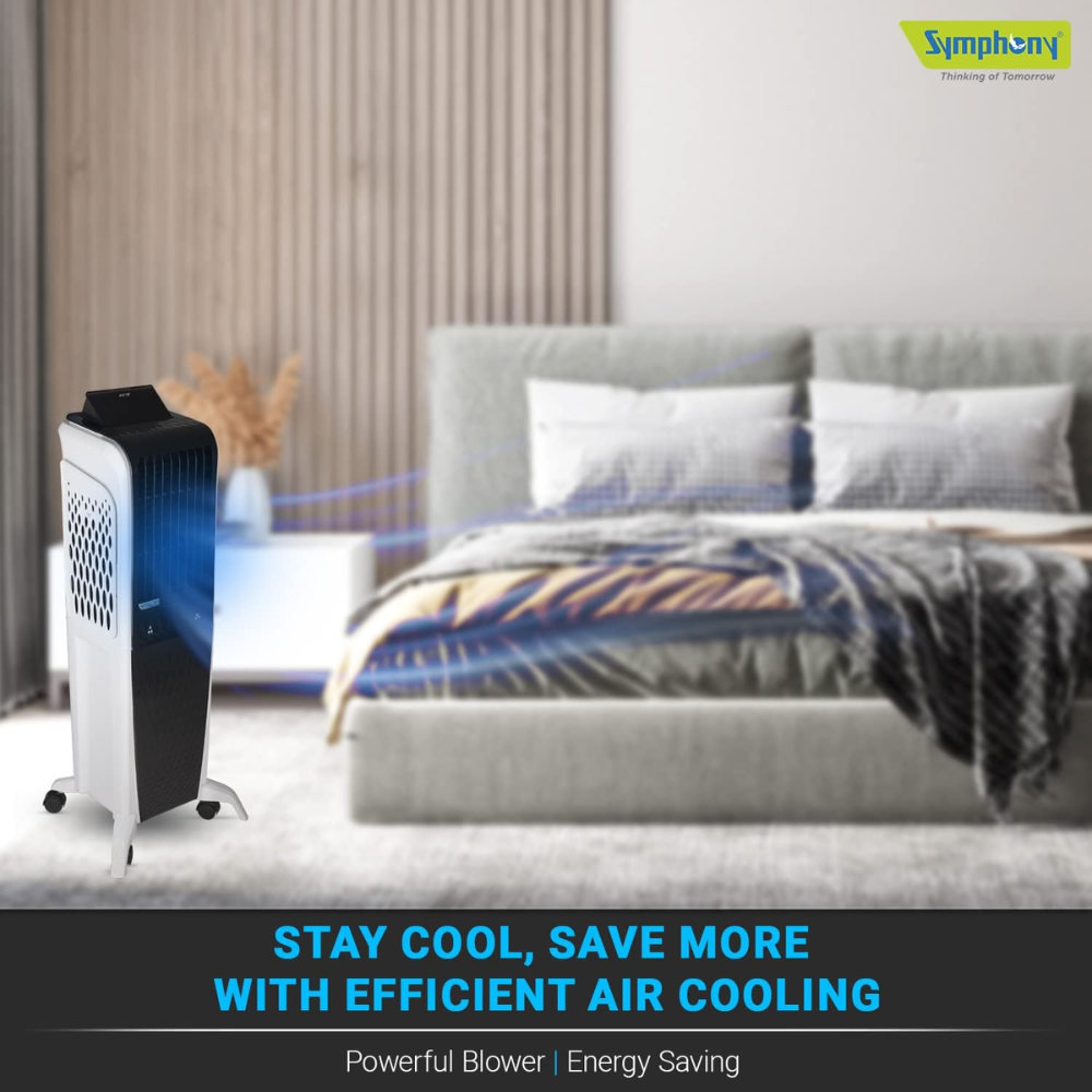 Symphony 40 Ltrs Portable Tower Air Cooler (Diet 3D 40i)