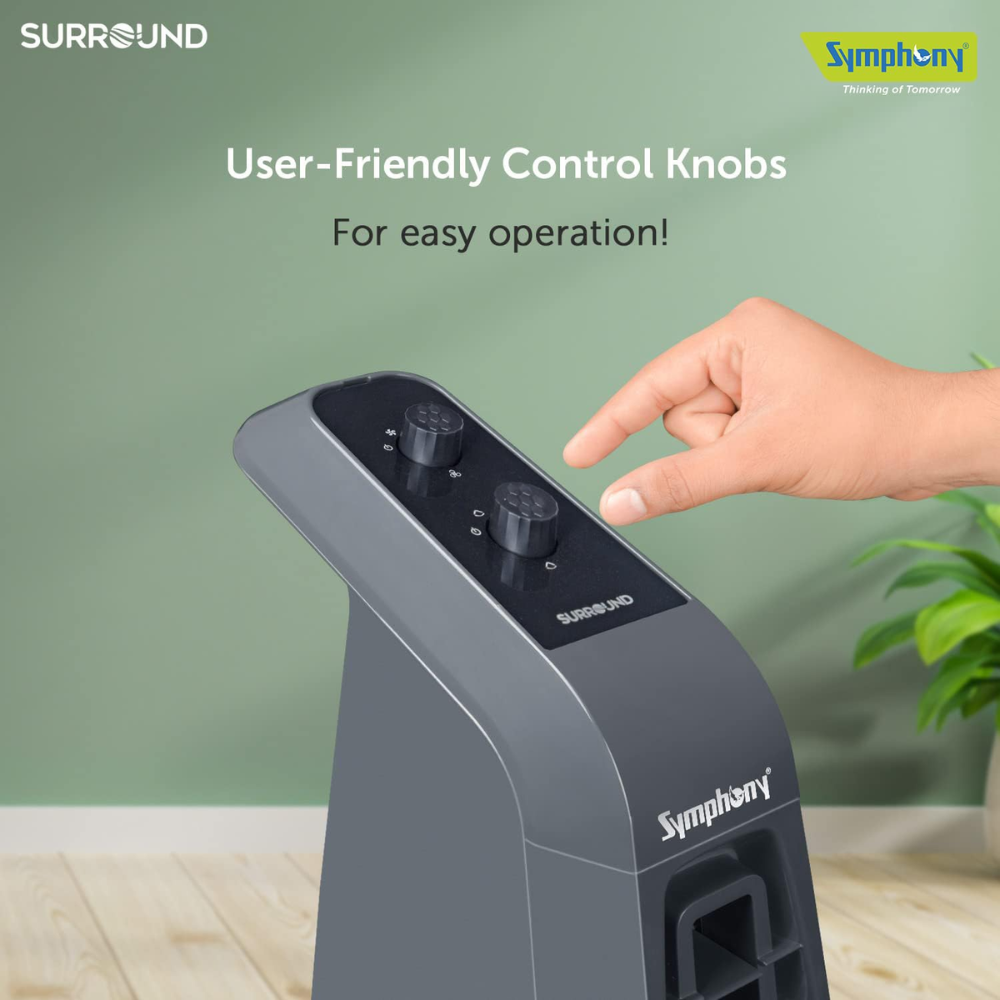 Symphony Surround, Bladeless with Dust Filter Technology Tower Fan