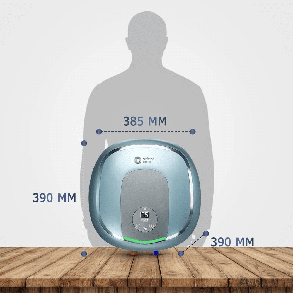 Orient Electric 15 Ltrs Vertical Storage, Water Heater Geyser (Aquator15 Iot, Blue)